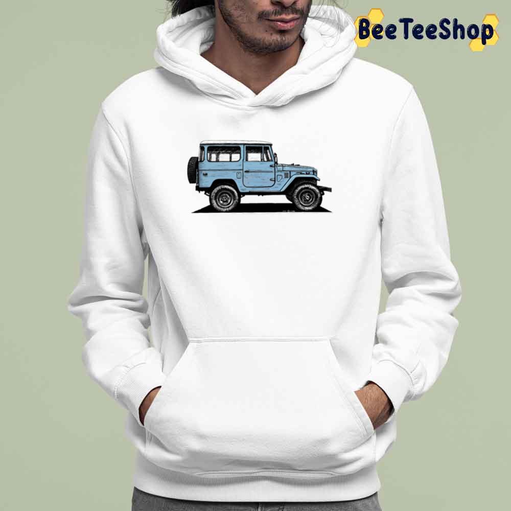Toyota Fj40 Land Cruiser Capri Blue Unisex T-Shirt Toyota Fj40 Land Cruiser Capri Blue Unisex T-Shirt