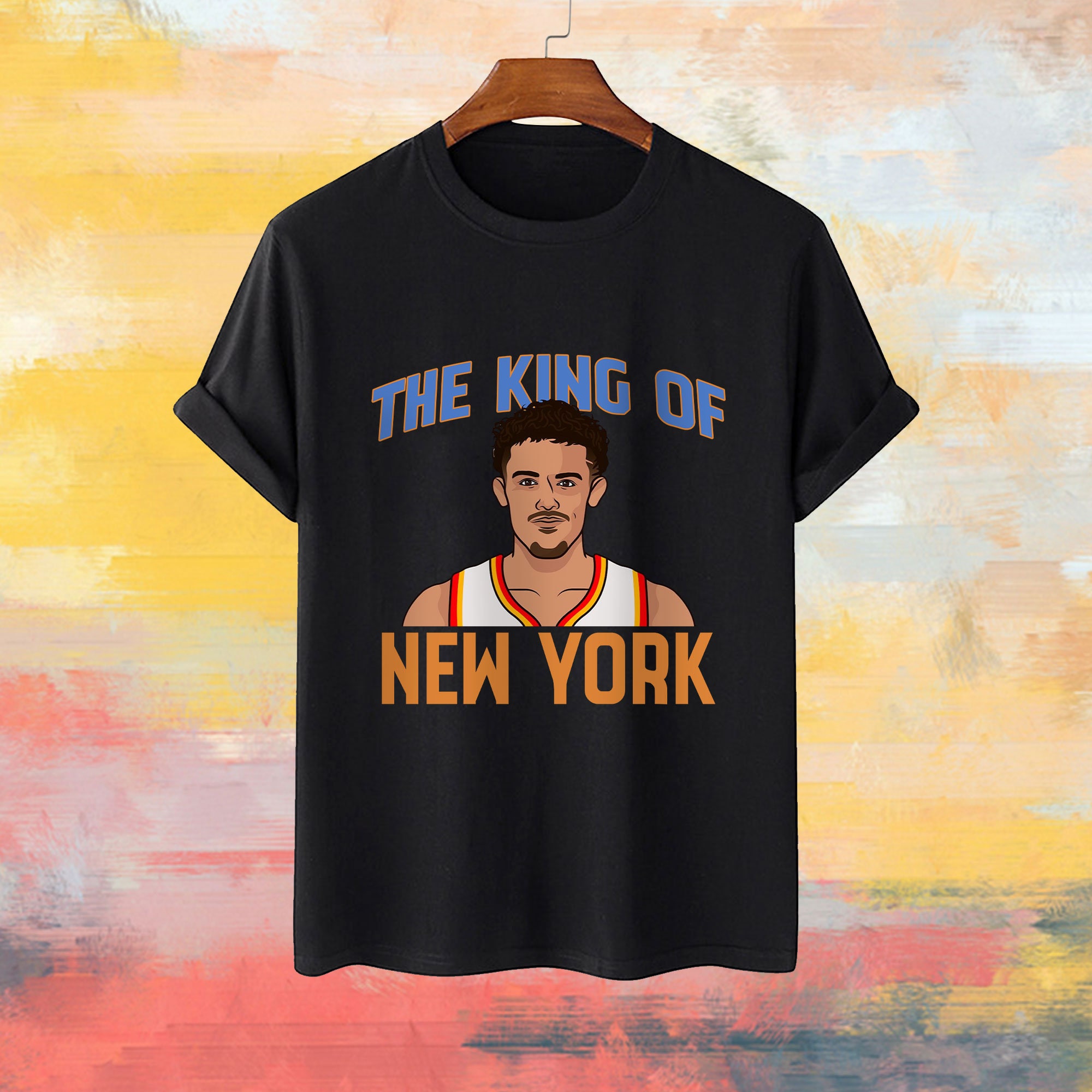 Trae Young The King Of New York Basketball Unisex Sweatshirt Trae Young The King Of New York Basketball Unisex Sweatshirt