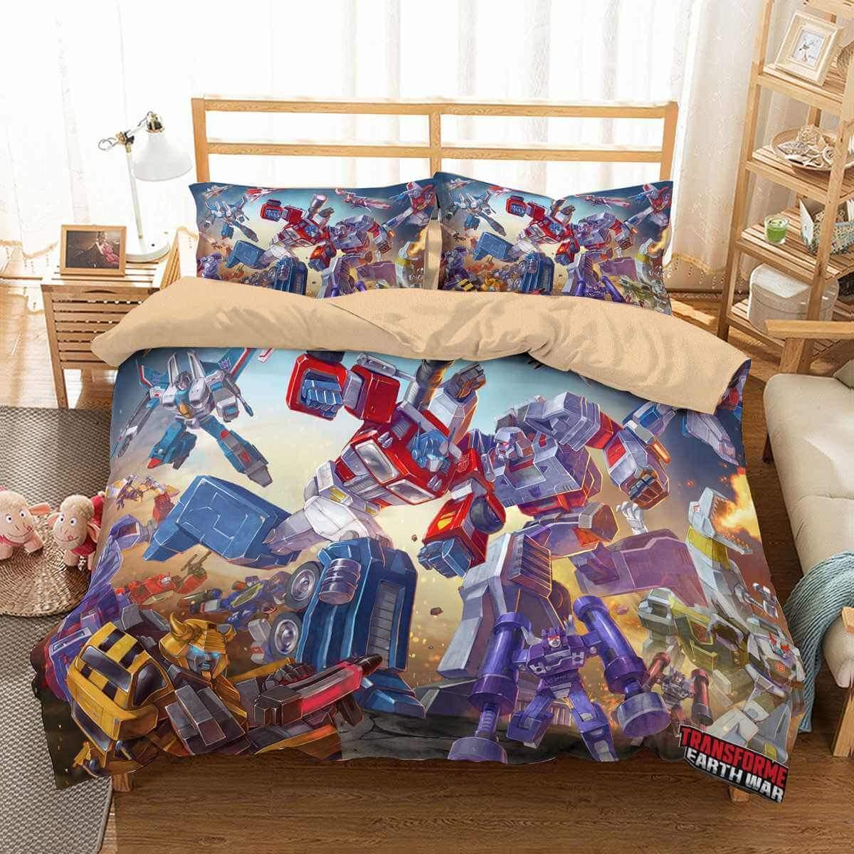 Transformers Earth Wars Bedding Set Transformers Earth Wars Bedding Set