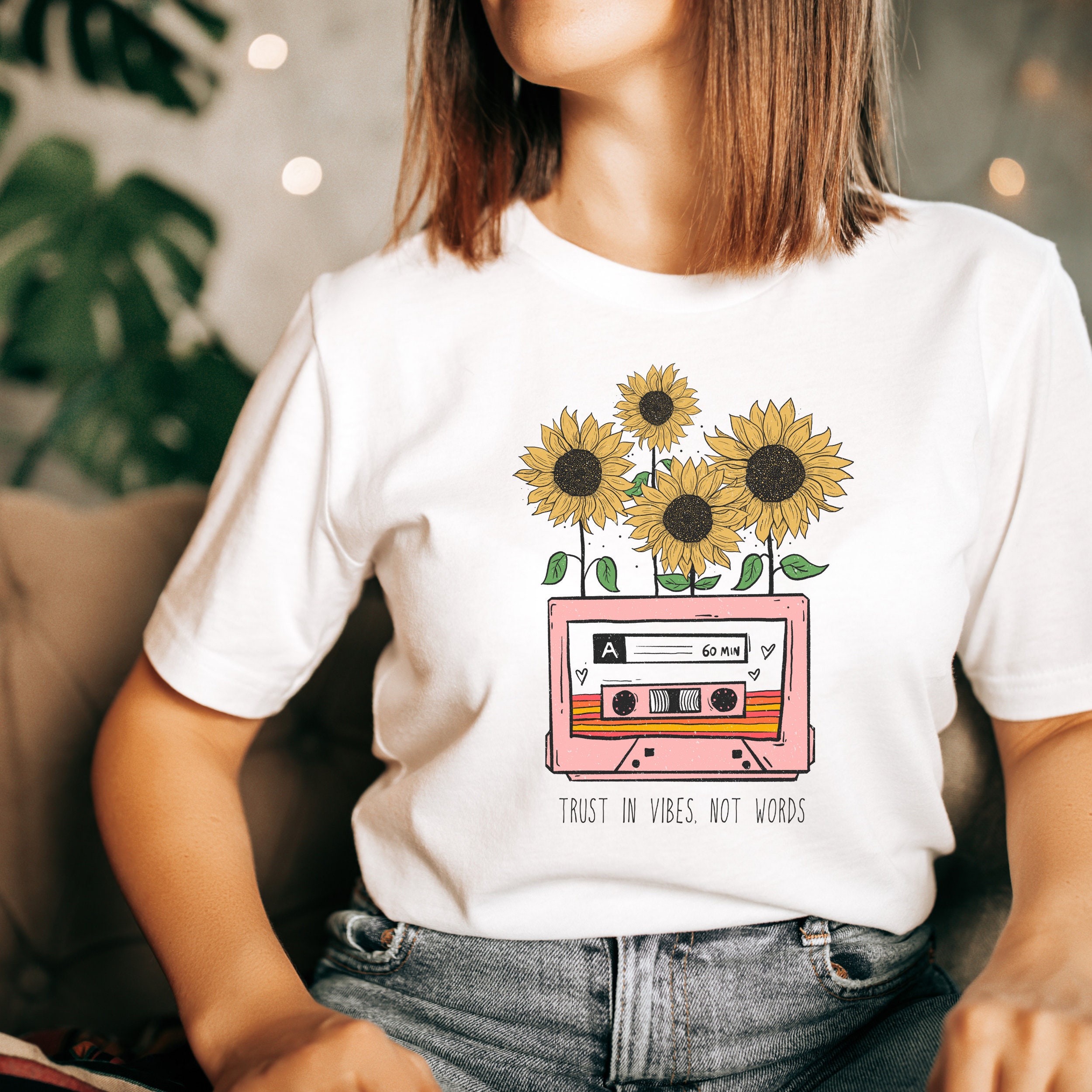Trust In Vibes Nor Words Unisex T-Shirt Trust In Vibes Nor Words Unisex T-Shirt