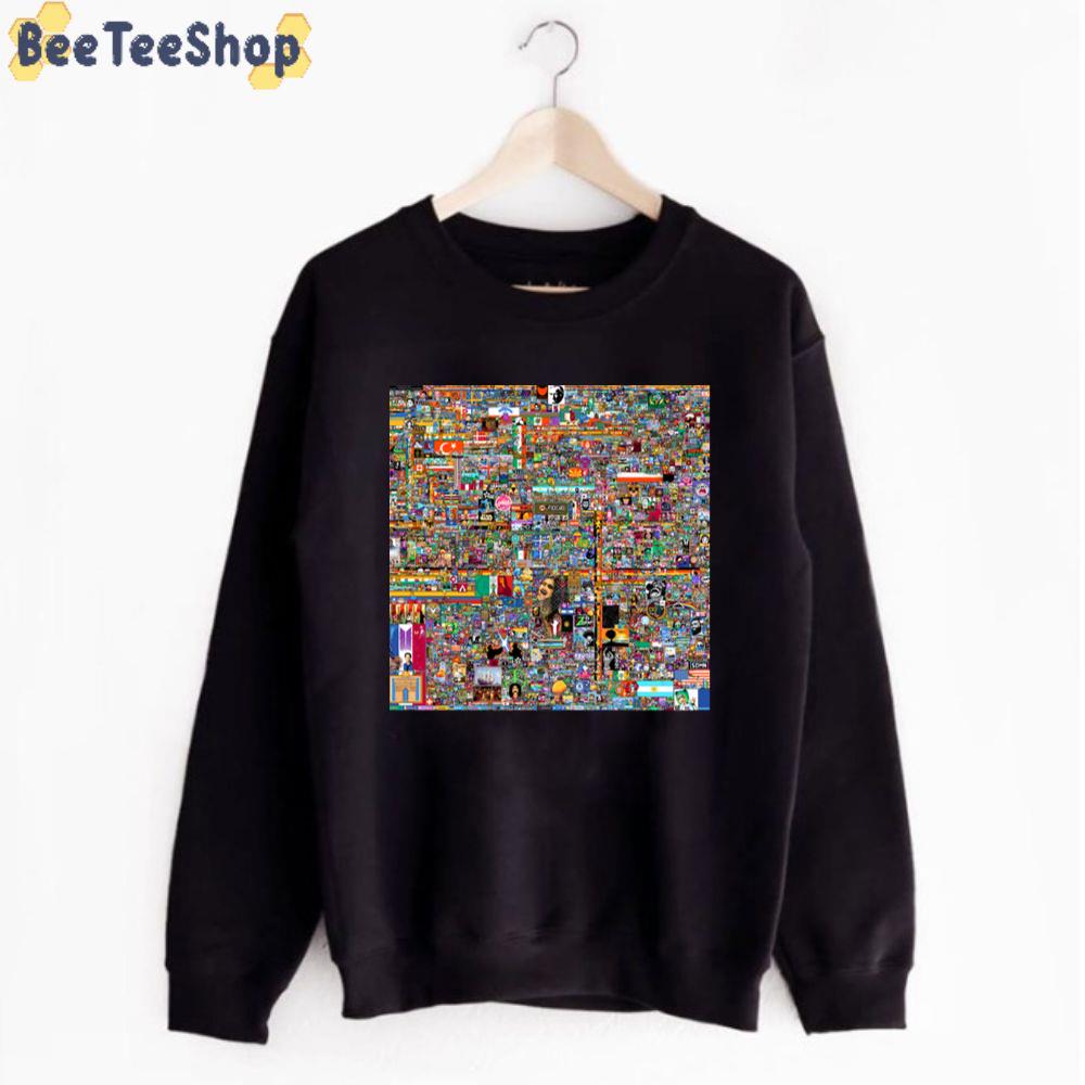 Ultra Hd Reddit Place Unisex T-Shirt Ultra Hd Reddit Place Unisex T-Shirt