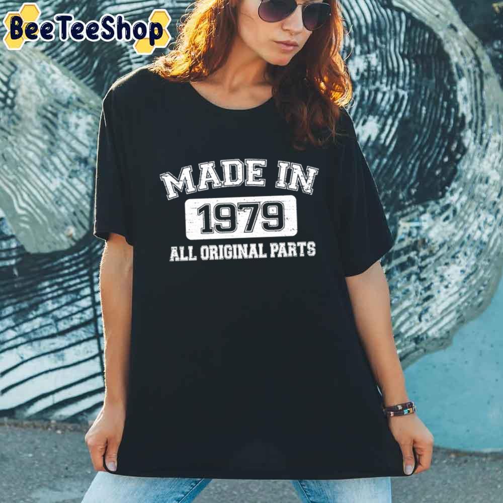 Vintage 42nd Birthdays Born In 1979 All Original Parts Funny Unisex T-Shirt Vintage 42nd Birthdays Born In 1979 All Original Parts Funny Unisex T-Shirt