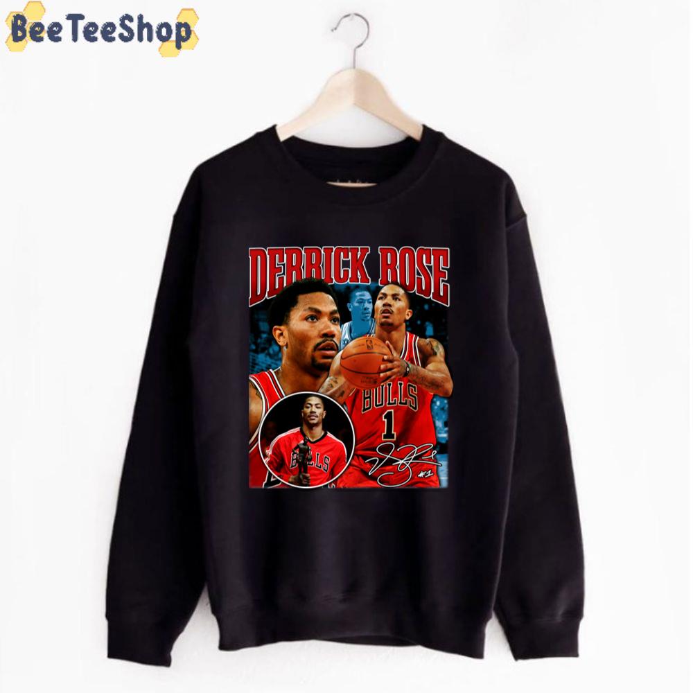 Vintage 90s Derrick Rose Mvp Chicago Signature Basketball Sport Unisex T-Shirt Vintage 90s Derrick Rose Mvp Chicago Signature Basketball Sport Unisex T-Shirt