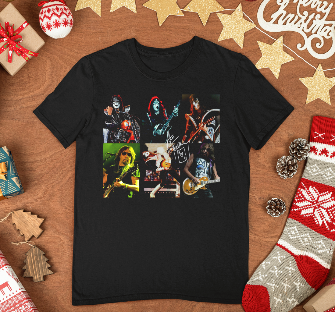 Vintage Ace Frehley In Concert Signed Unisex T-Shirt Vintage Ace Frehley In Concert Signed Unisex T-Shirt