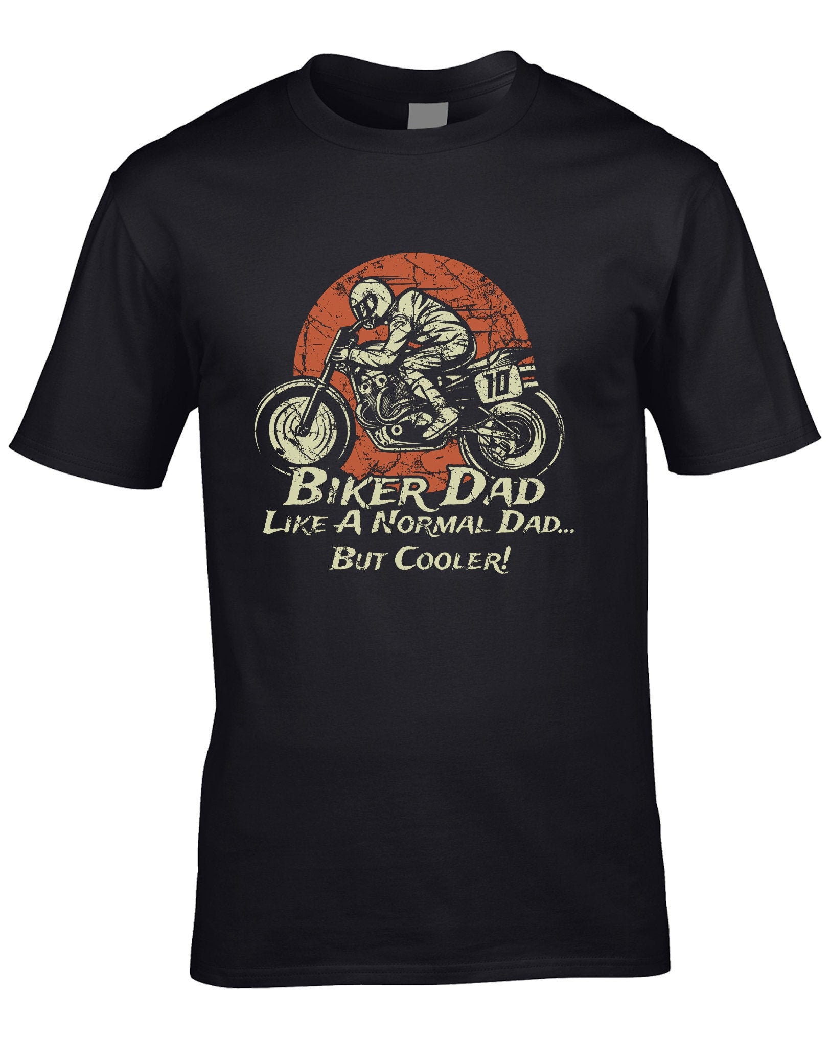 Vintage Biker Dad Like A Normal Dad But Cooler Happy Father's Day Unisex T-Shirt Vintage Biker Dad Like A Normal Dad But Cooler Happy Father's Day Unisex T-Shirt