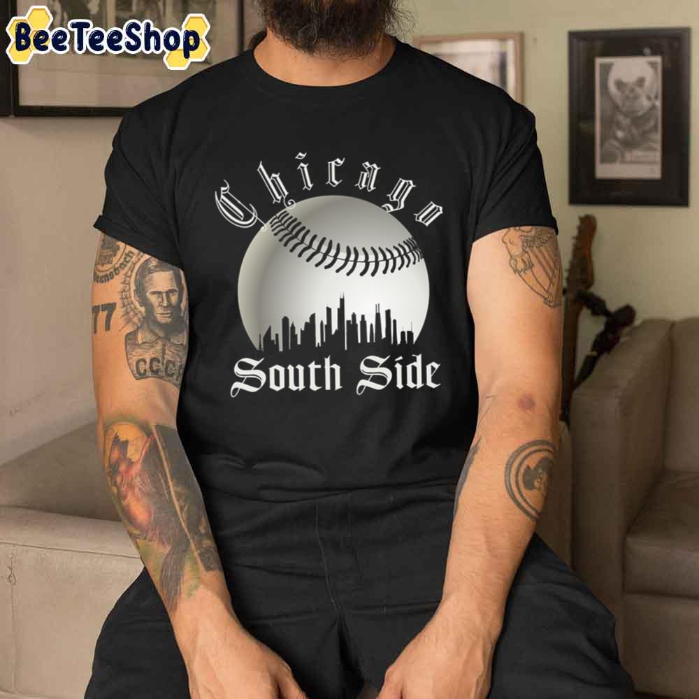 Vintage City Skyline Chicago White Sox Baseball Unisex T-Shirt Vintage City Skyline Chicago White Sox Baseball Unisex T-Shirt