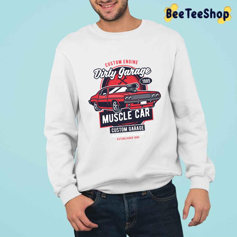 Vintage Dirty Garage Muscle Cars Unisex T-Shirt Vintage Dirty Garage Muscle Cars Unisex T-Shirt