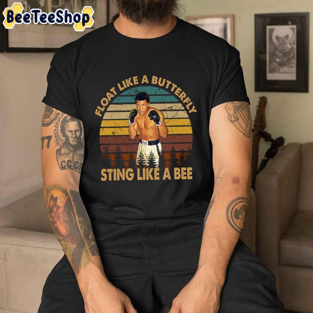 Vintage Float Like A Butterfly Sting Like A Bee Muhammad Ali Boxing Unisex T-Shirt Vintage Float Like A Butterfly Sting Like A Bee Muhammad Ali Boxing Unisex T-Shirt