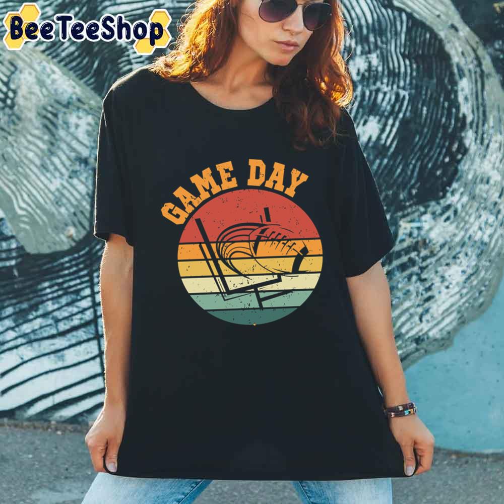 Vintage Game Day American Football Player Lover Unisex T-Shirt Vintage Game Day American Football Player Lover Unisex T-Shirt