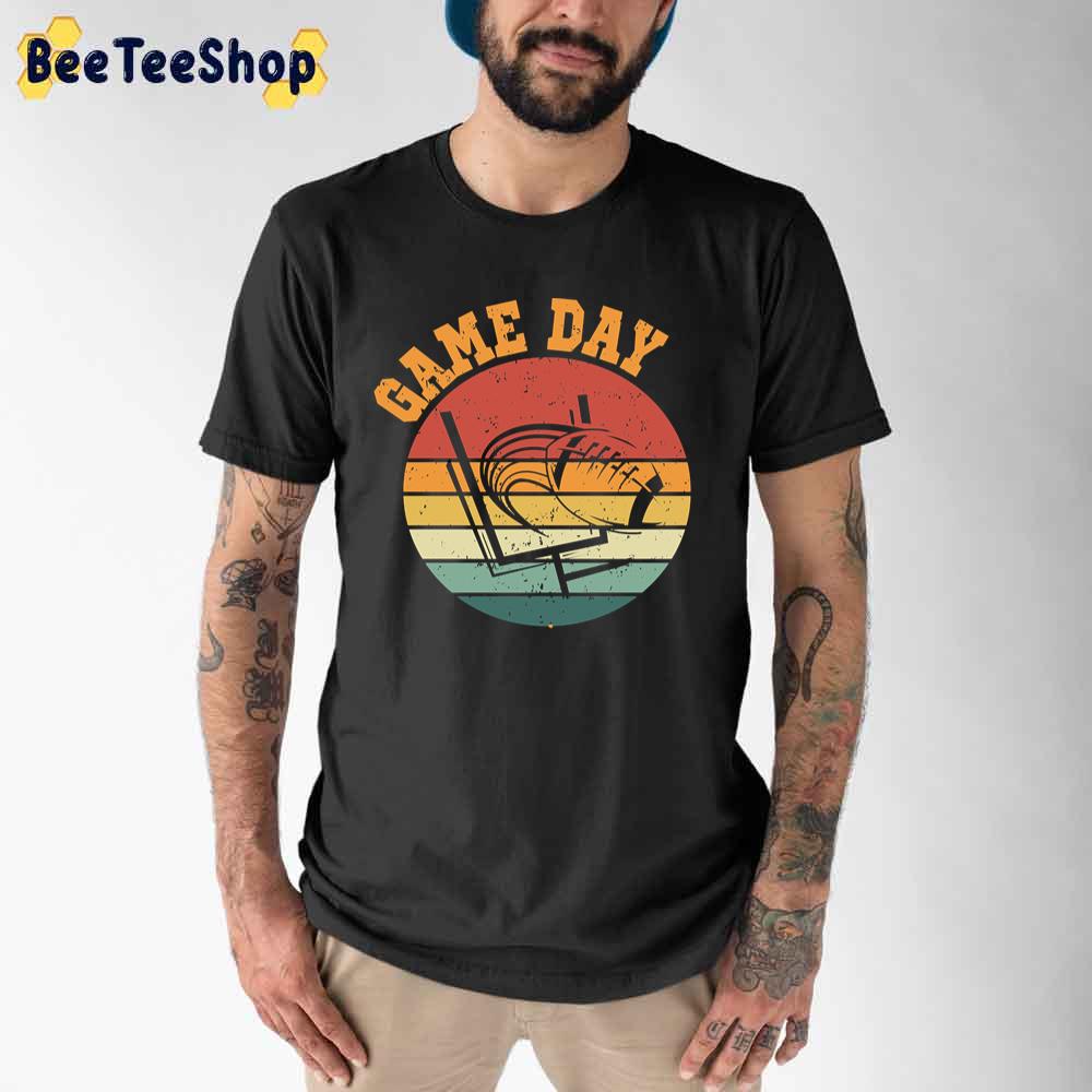 Vintage Game Day American Football Player Lover Unisex T-Shirt Vintage Game Day American Football Player Lover Unisex T-Shirt