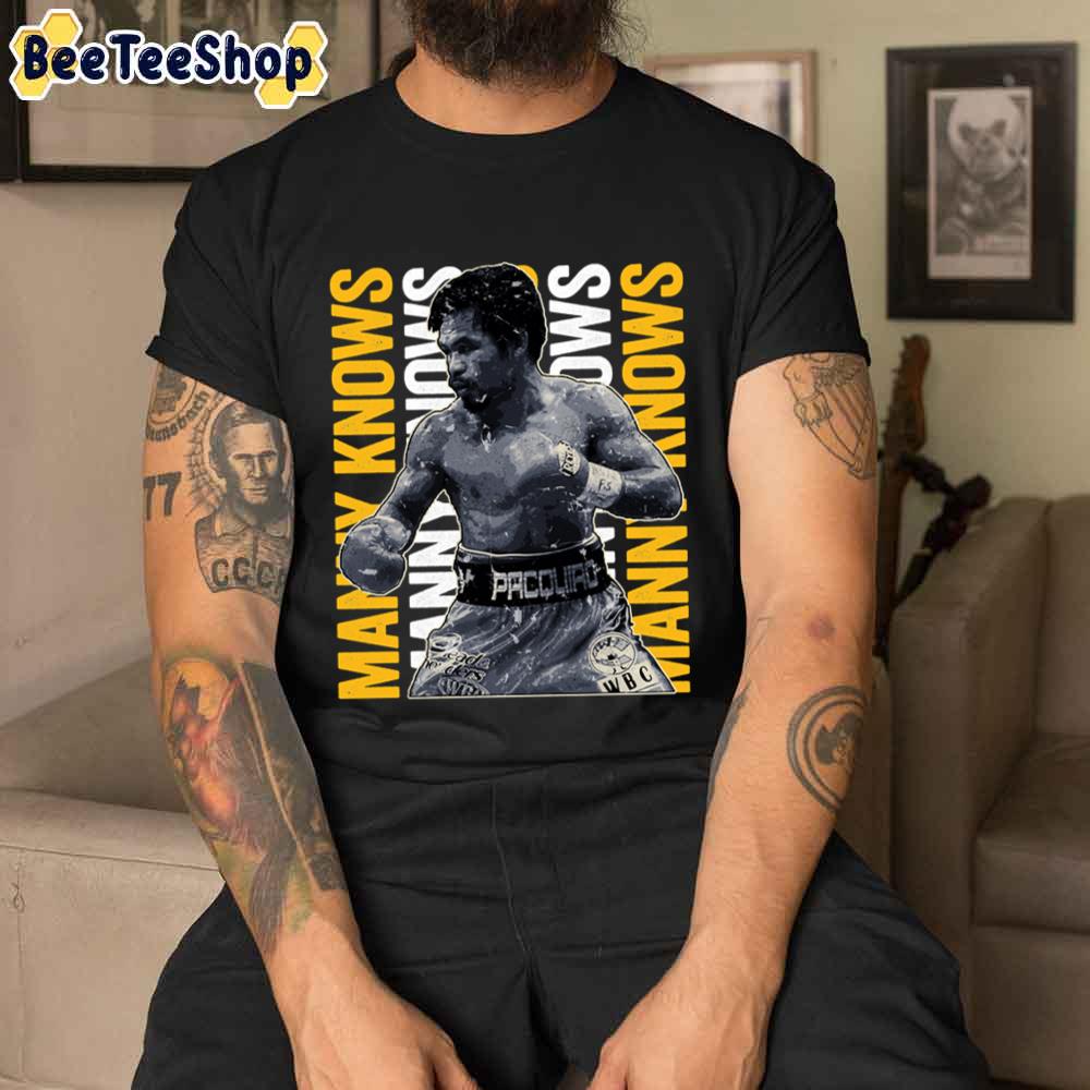 Vintage Manny Knows Boxing Unisex T-Shirt Vintage Manny Knows Boxing Unisex T-Shirt