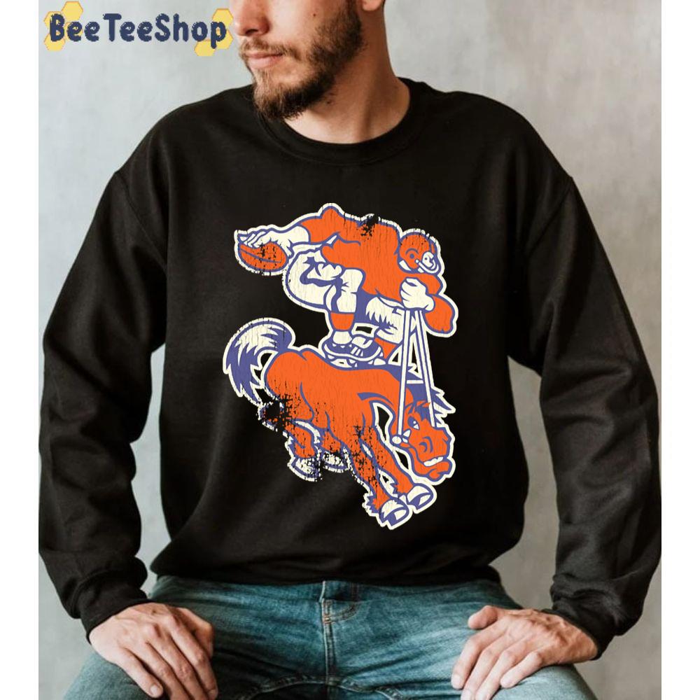 Vintage Mascot Denver Broncos Football Unisex Sweatshirt Vintage Mascot Denver Broncos Football Unisex Sweatshirt