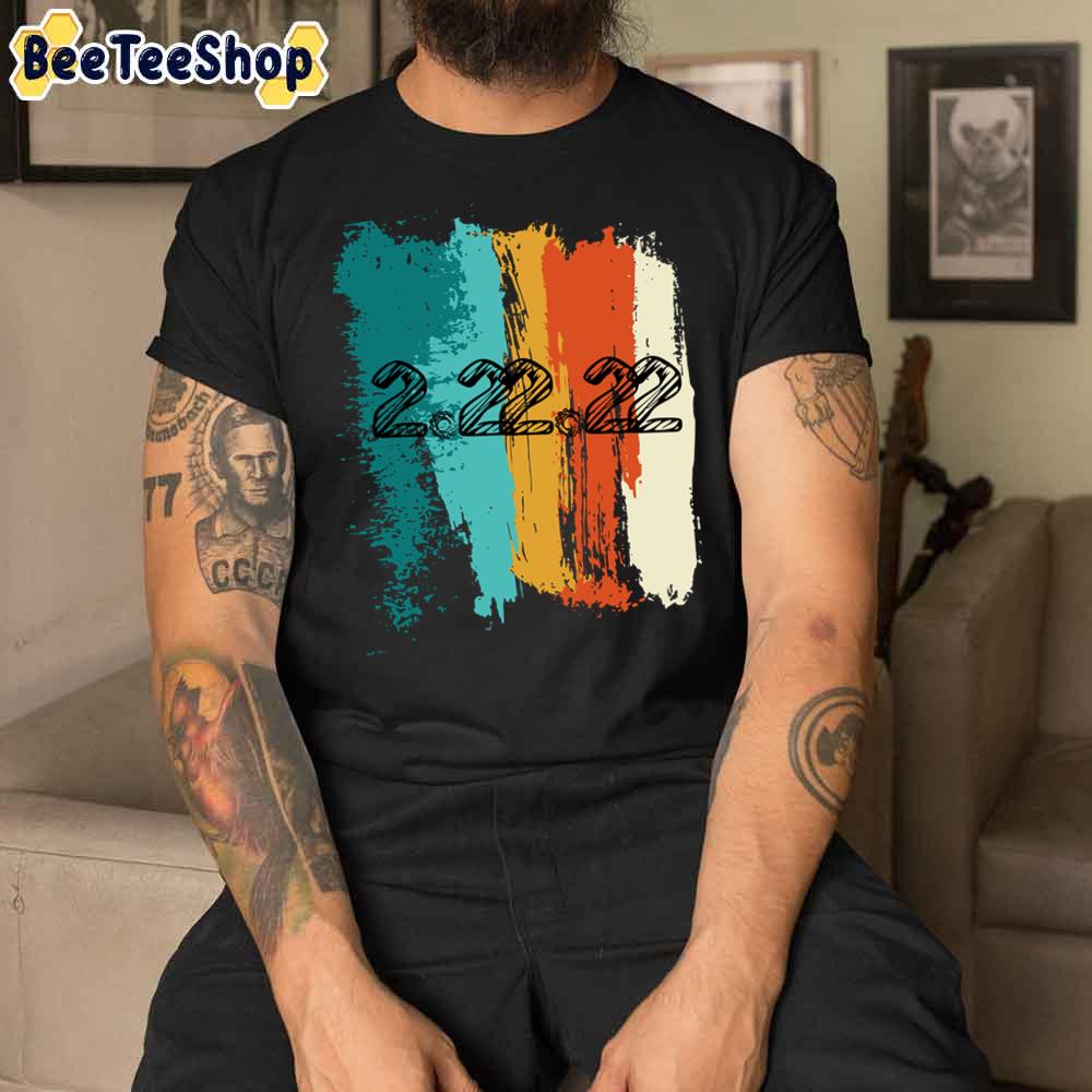 Vintage Style Twosday 22222 Unisex T-Shirt Vintage Style Twosday 22222 Unisex T-Shirt