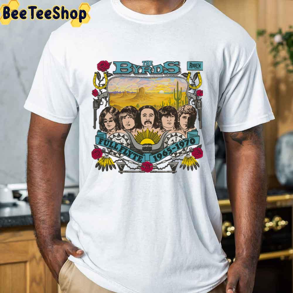 Vintage The Byrds Full Flyte 1956-1970 Unisex T-Shirt Vintage The Byrds Full Flyte 1956-1970 Unisex T-Shirt