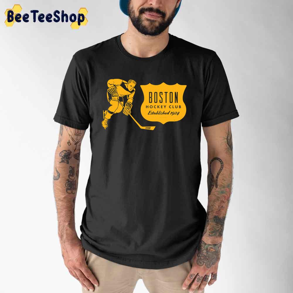 Vintage Yellow Boston Bruins Hockey Unisex T-Shirt Vintage Yellow Boston Bruins Hockey Unisex T-Shirt