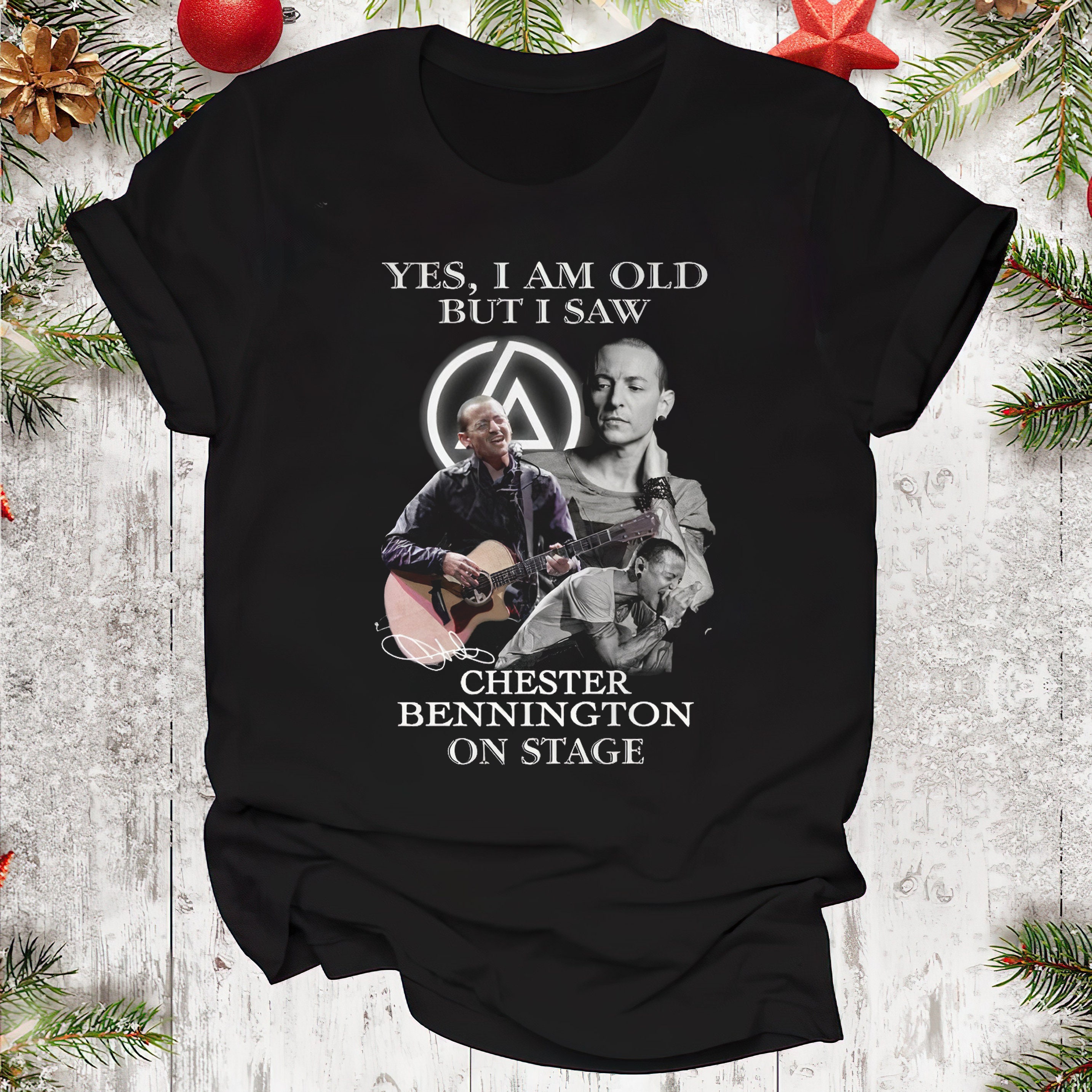 Vintage Yes I Am Old But I Saw Chester Bennington On Stage Signed Unisex Sweatshirt Vintage Yes I Am Old But I Saw Chester Bennington On Stage Signed Unisex Sweatshirt