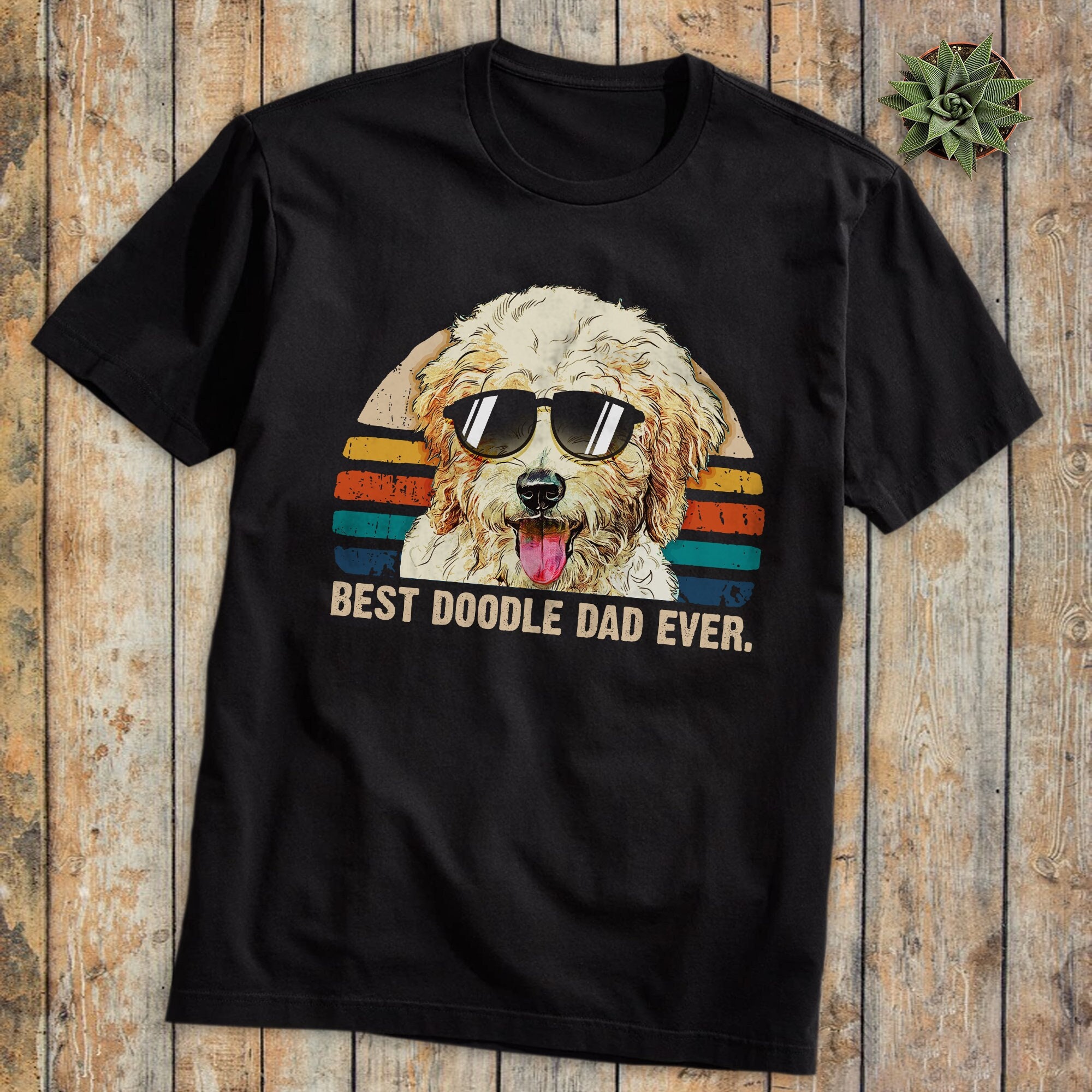 Vintgae Cool Style Best Doodle Dad Ever Happy Father's Day Unisex T-Shirt Vintgae Cool Style Best Doodle Dad Ever Happy Father's Day Unisex T-Shirt