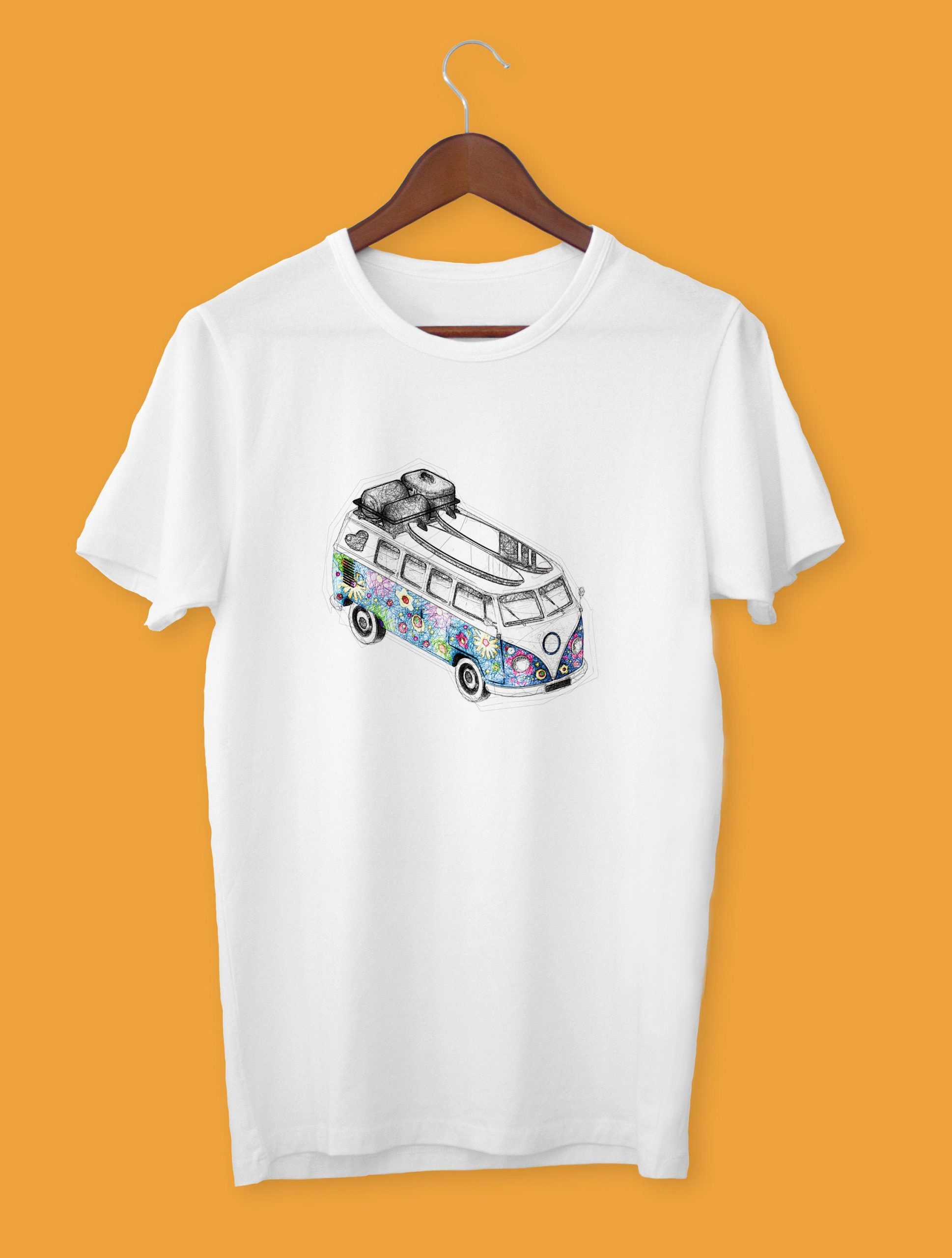Vw Van Camper Hippie Unisex T-Shirt Vw Van Camper Hippie Unisex T-Shirt