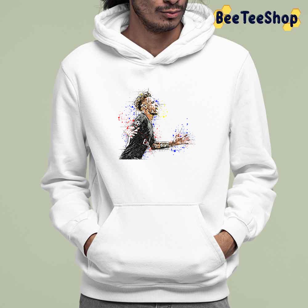 Water Color Style Neymar Football Unisex T-Shirt Water Color Style Neymar Football Unisex T-Shirt