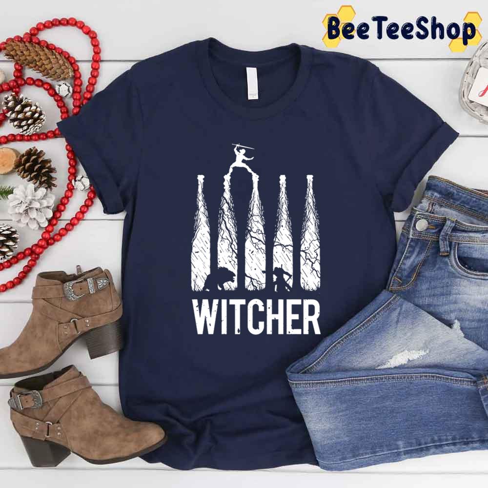 White Design The Witcher Unisex T-Shirt White Design The Witcher Unisex T-Shirt