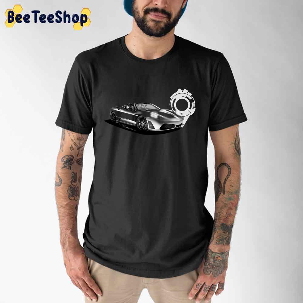 White Ferrari F430 Spider Racing Unisex T-Shirt White Ferrari F430 Spider Racing Unisex T-Shirt