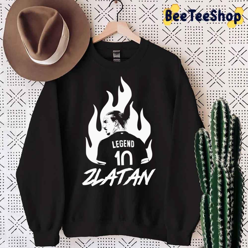 White Fire Zlatan Ibrahimovic Football Unisex T-Shirt White Fire Zlatan Ibrahimovic Football Unisex T-Shirt