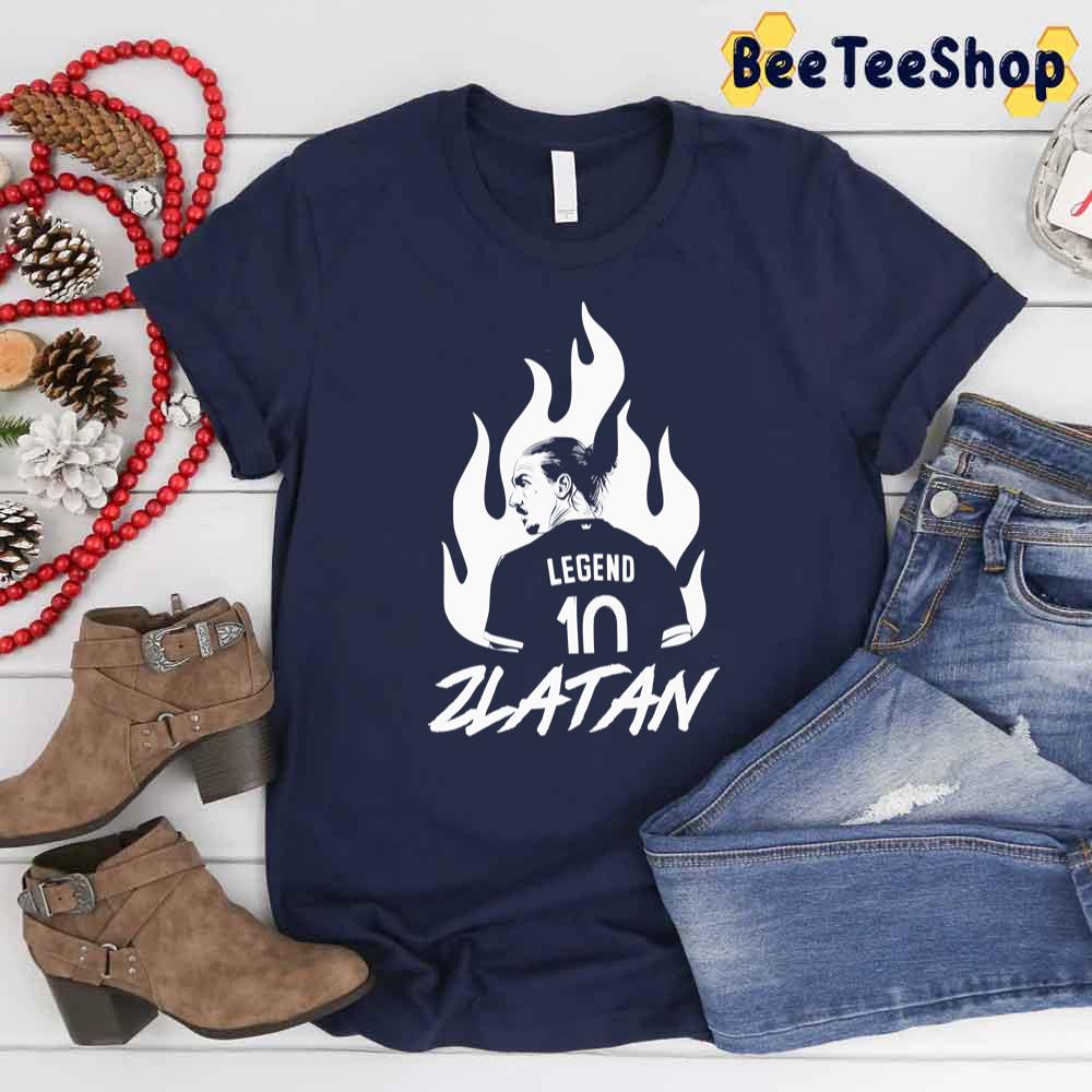 White Fire Zlatan Ibrahimovic Football Unisex T-Shirt White Fire Zlatan Ibrahimovic Football Unisex T-Shirt