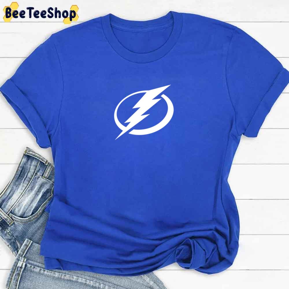 White Logo Tampa Bay Lightning Hockey Unisex T-Shirt White Logo Tampa Bay Lightning Hockey Unisex T-Shirt