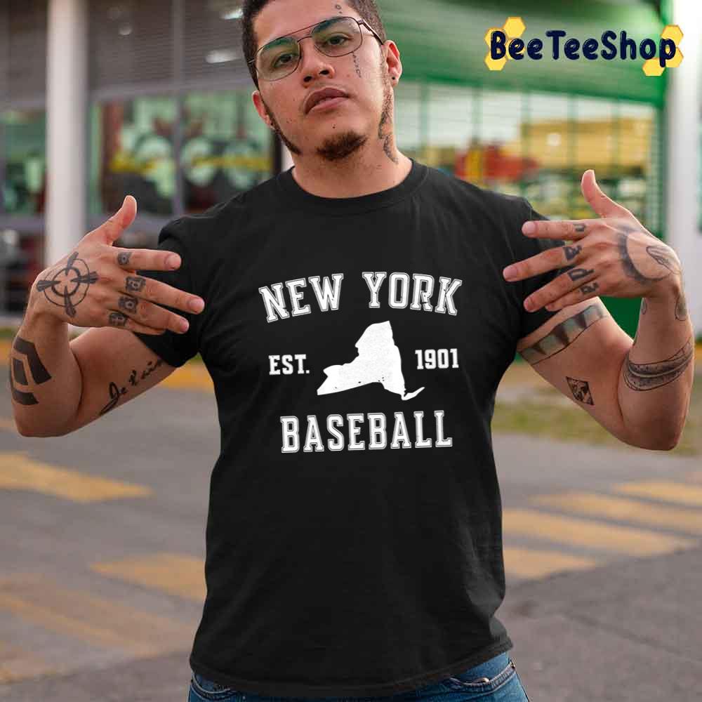 White Style Est 1901 New York Yankees Baseball Unisex T-Shirt White Style Est 1901 New York Yankees Baseball Unisex T-Shirt
