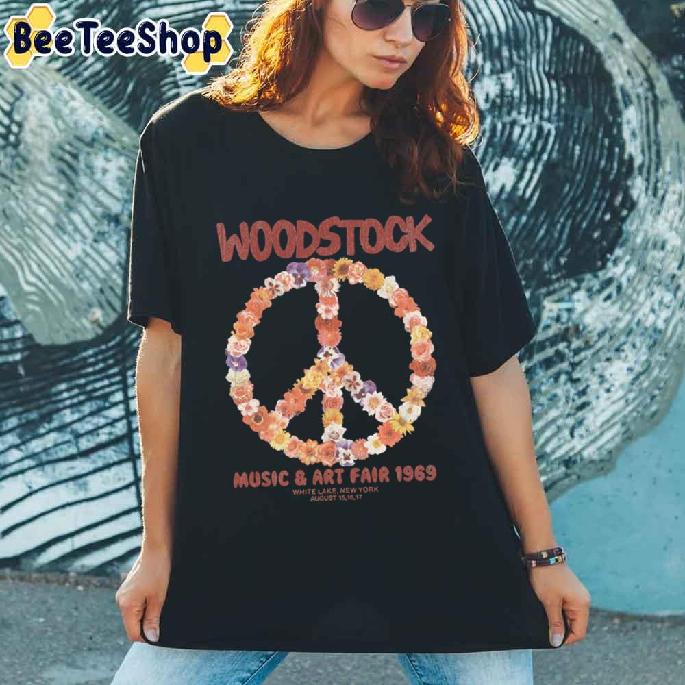 Woodstock 1969 Hippie Style Unisex T-Shirt Woodstock 1969 Hippie Style Unisex T-Shirt