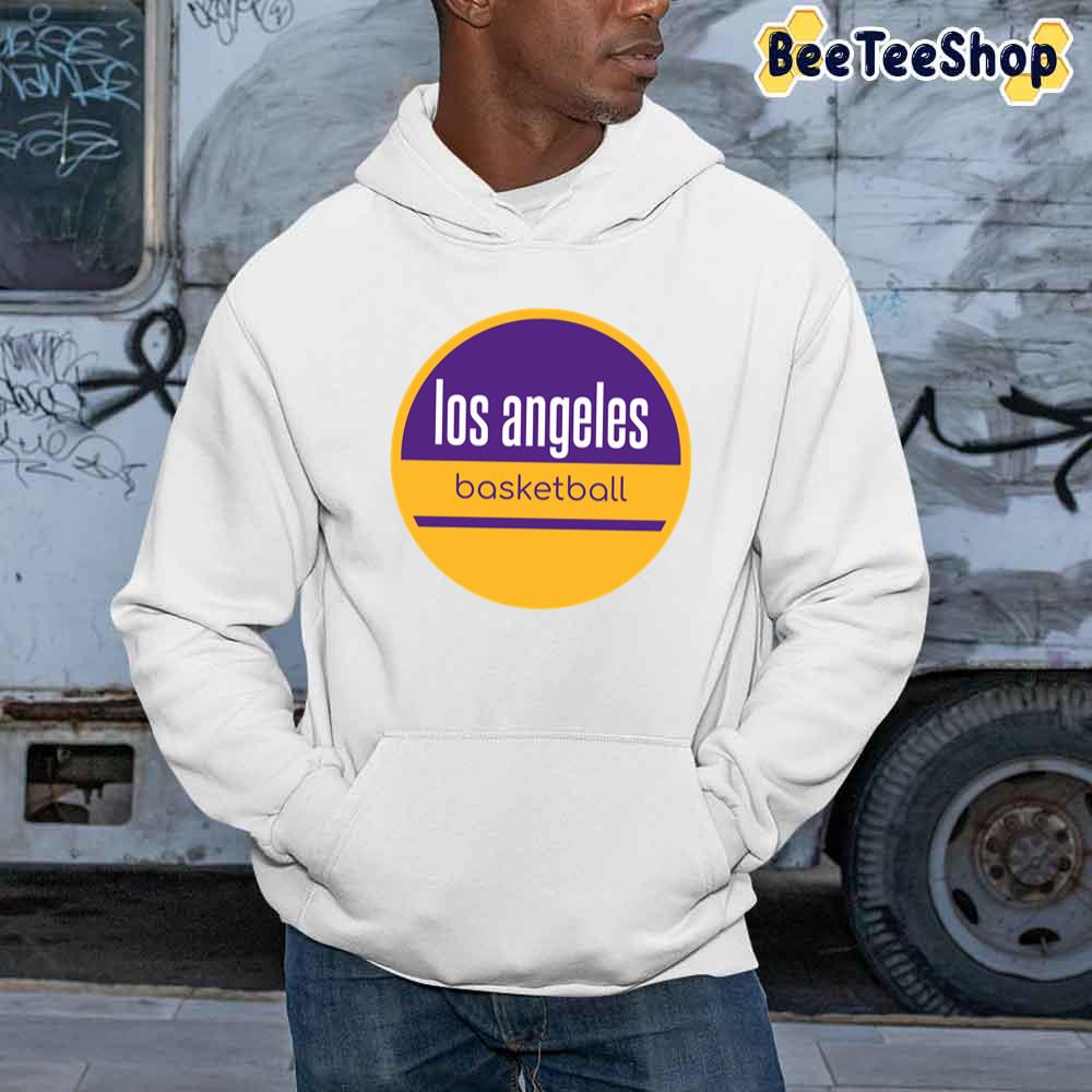 Yellow Purple Los Angeles Lakers Basketball Unisex Sweatshirt Yellow Purple Los Angeles Lakers Basketball Unisex Sweatshirt