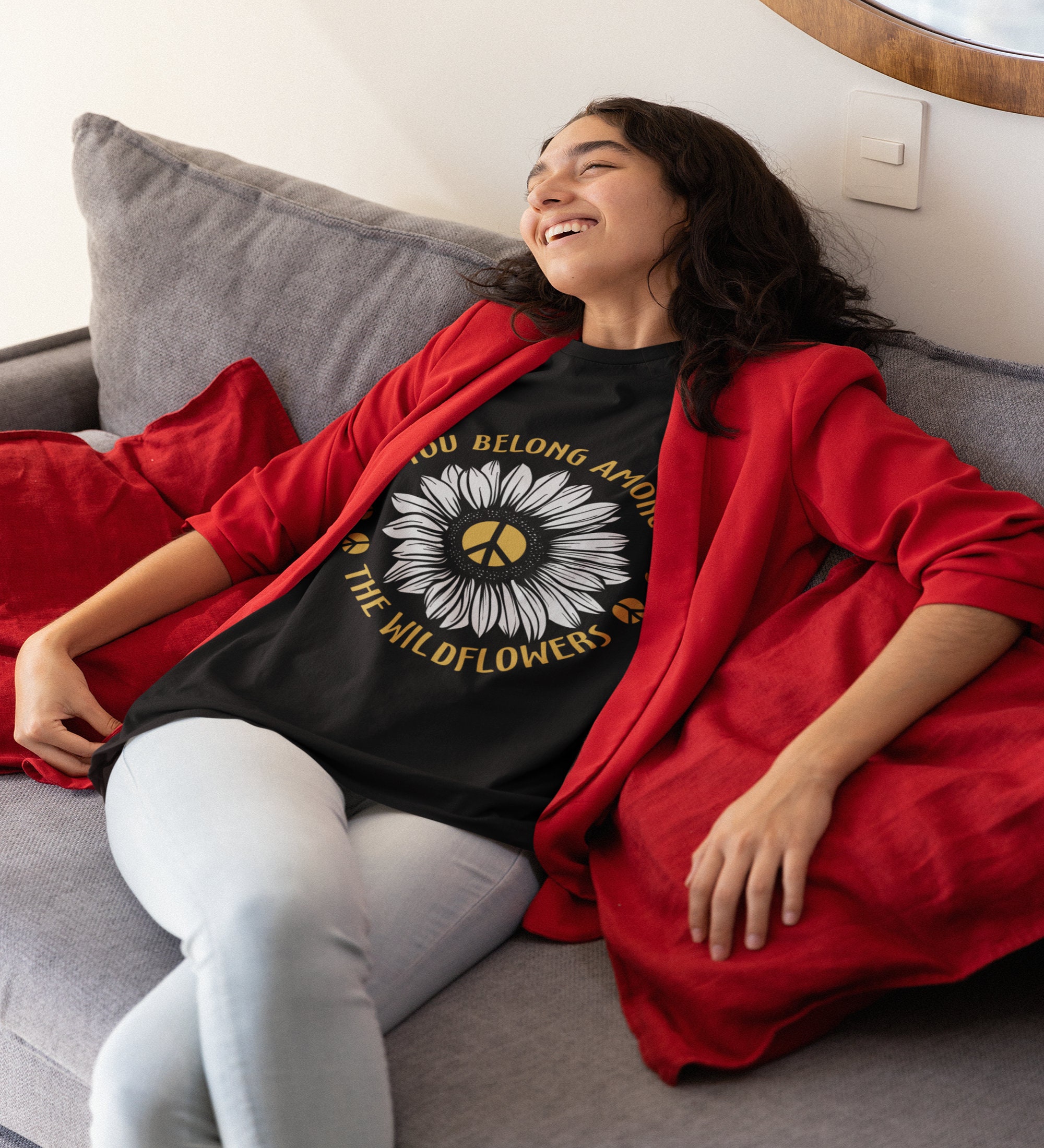 You Belong Among The Wildflowers Hippie Unisex T-Shirt You Belong Among The Wildflowers Hippie Unisex T-Shirt