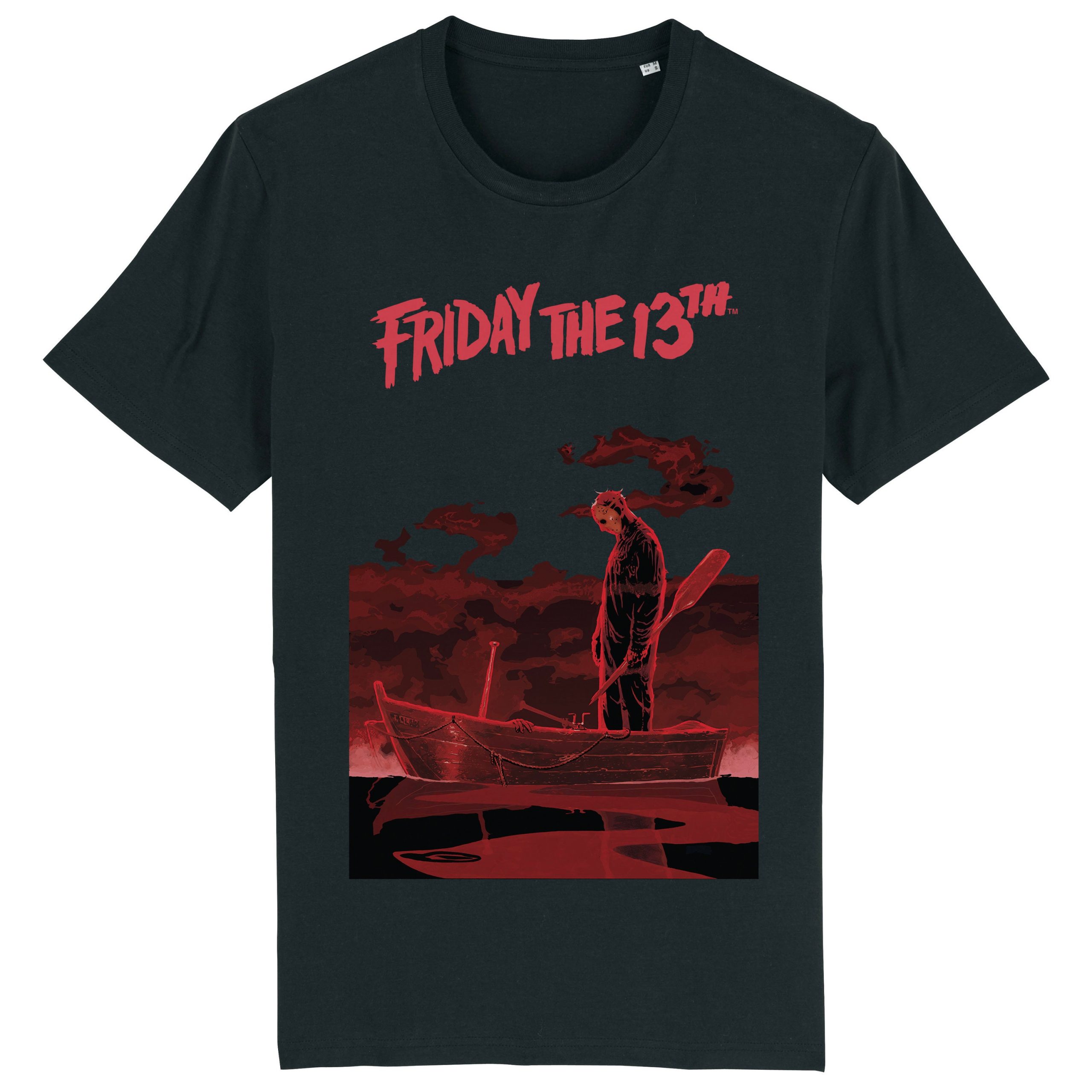Jason In A Boat Red Friday The 13th UnisexT-Shirt Jason In A Boat Red Friday The 13th UnisexT-Shirt