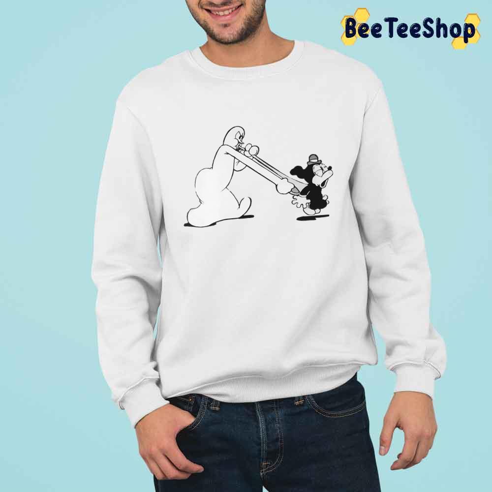 1930's Cartoon Mickey Trumpet March Unisex T-Shirt 1930's Cartoon Mickey Trumpet March Unisex T-Shirt
