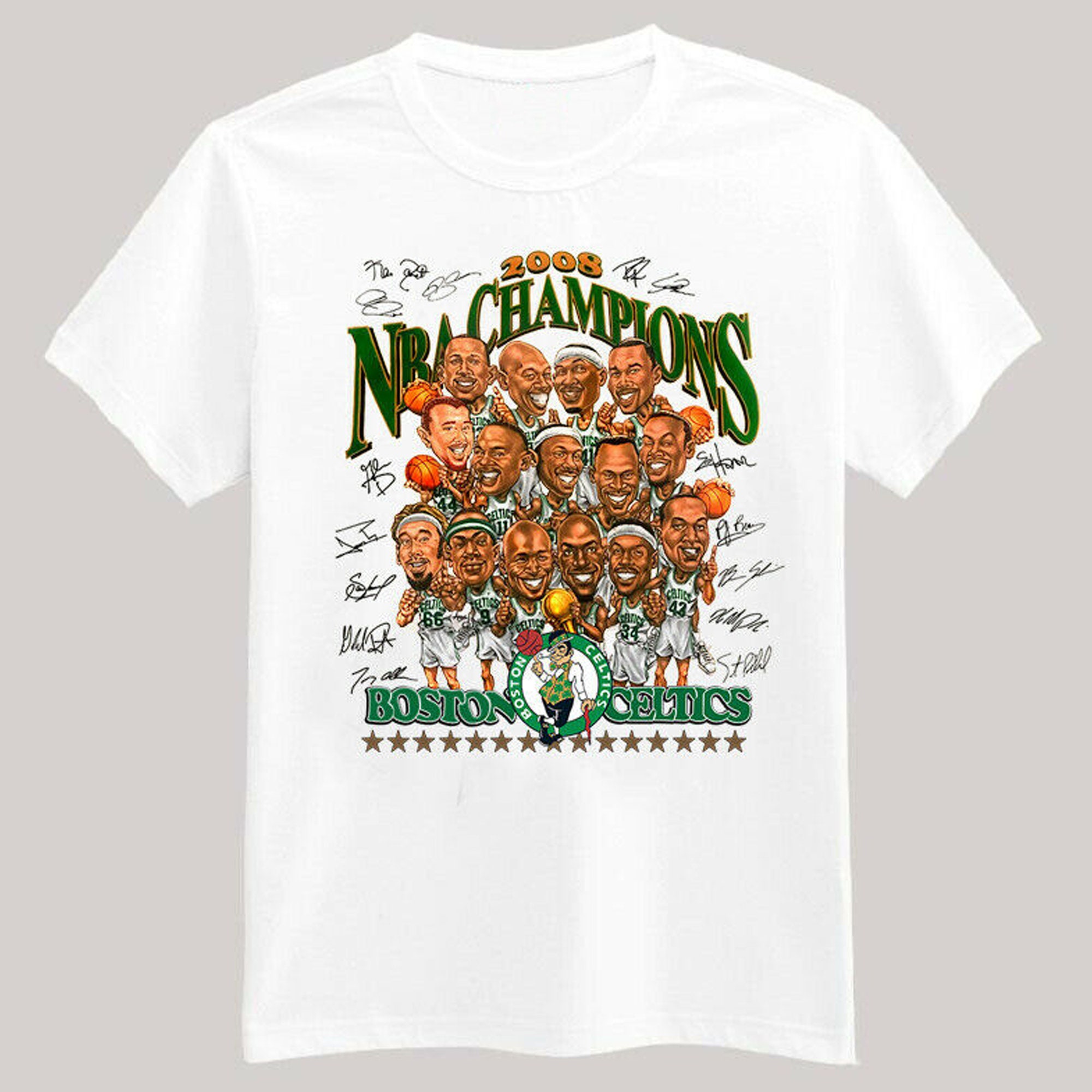 2008 Champions Boston Celtics Basketball 90s Vintage Unsiex T-Shirt 2008 Champions Boston Celtics Basketball 90s Vintage Unsiex T-Shirt