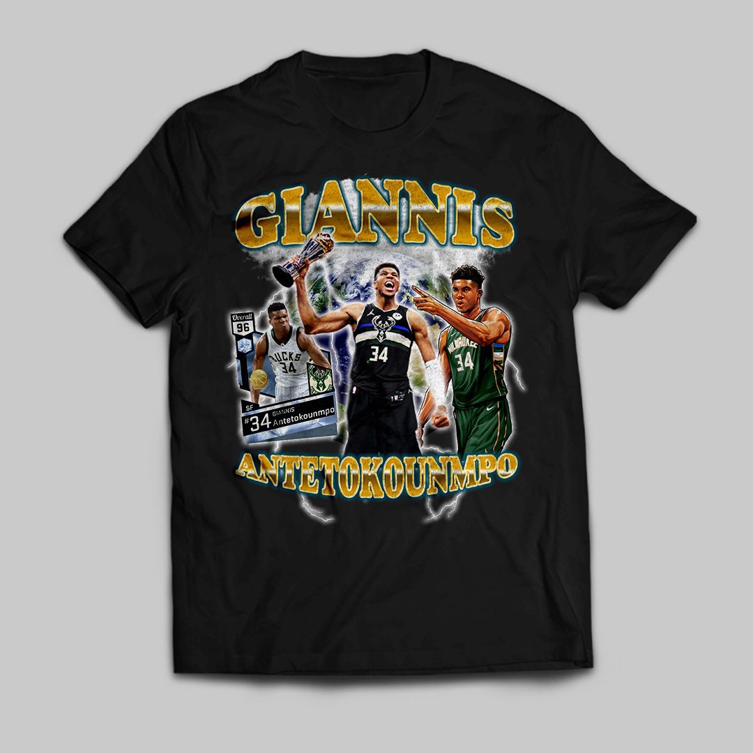 34 Giannis Antetokounmpo Milwaukee Bucks Basketball Unisex T-Shirt 34 Giannis Antetokounmpo Milwaukee Bucks Basketball Unisex T-Shirt