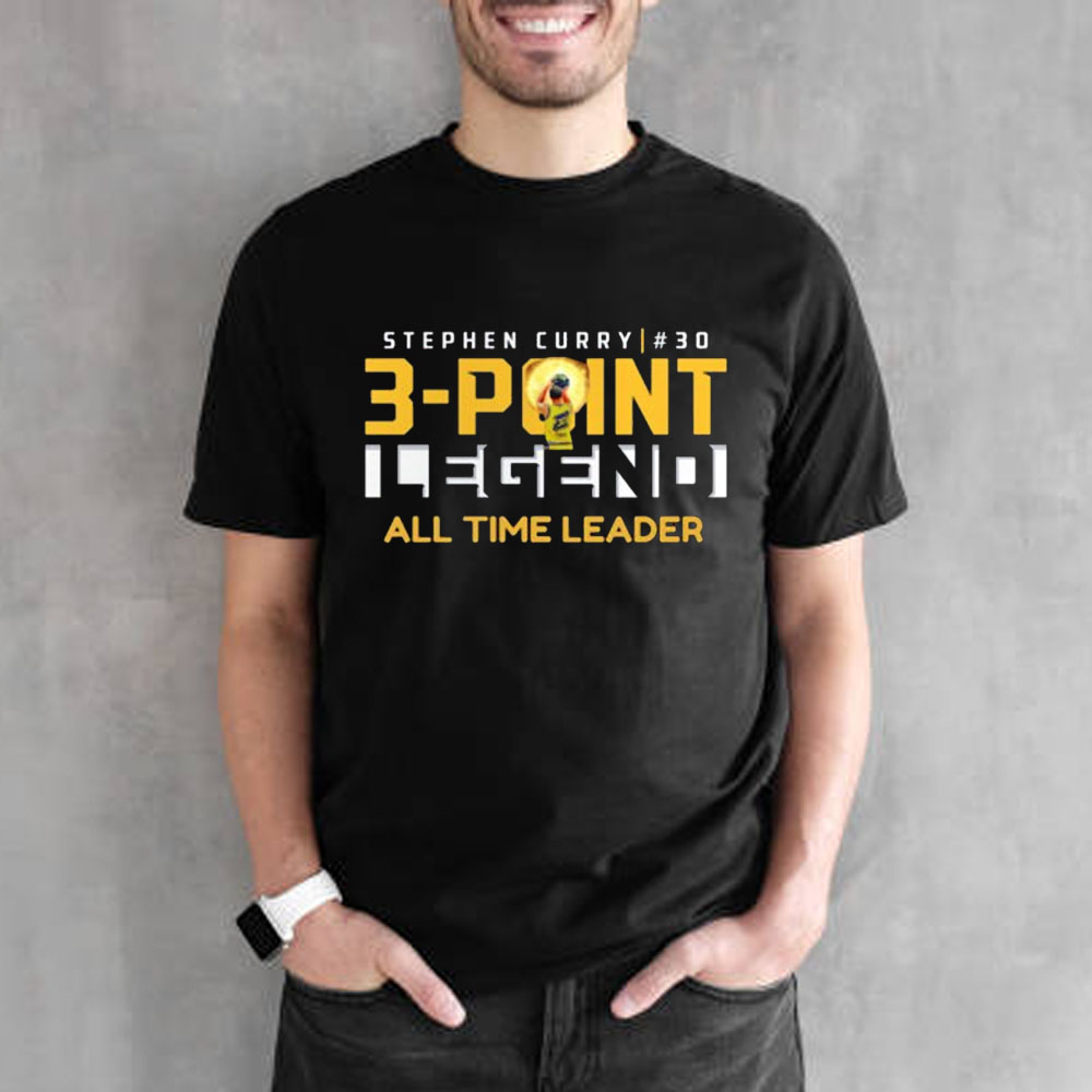 3-Point Stephen Curry All Time Leader Legend Unisex T-Shirt 3-Point Stephen Curry All Time Leader Legend Unisex T-Shirt