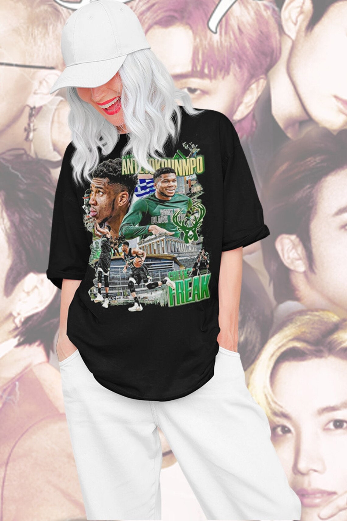80s Vintage Milwaukee Bucks Giannis Antetokounmpo Basketball Unisex T-Shirt 80s Vintage Milwaukee Bucks Giannis Antetokounmpo Basketball Unisex T-Shirt