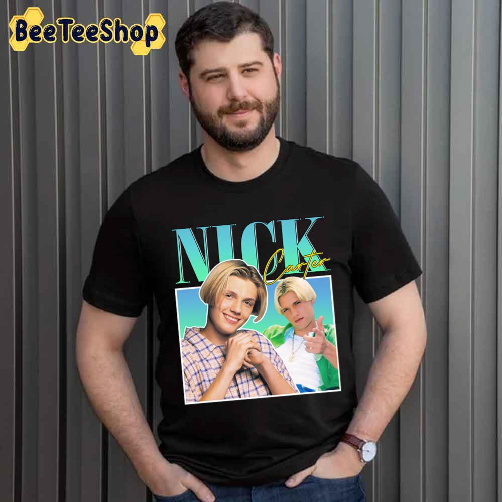 90s Style Nick Carter Backstreet Boys Unisex T-Shirt 90s Style Nick Carter Backstreet Boys Unisex T-Shirt