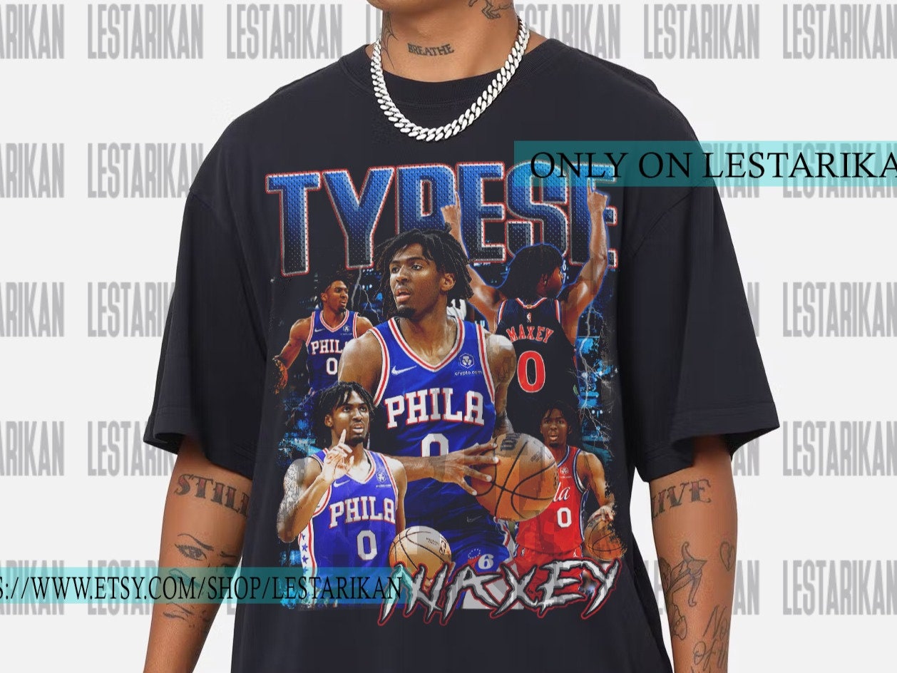 90's Style Tyrese Maxey Philadelphia 76ers Basketball Unisex T-Shirt 90's Style Tyrese Maxey Philadelphia 76ers Basketball Unisex T-Shirt