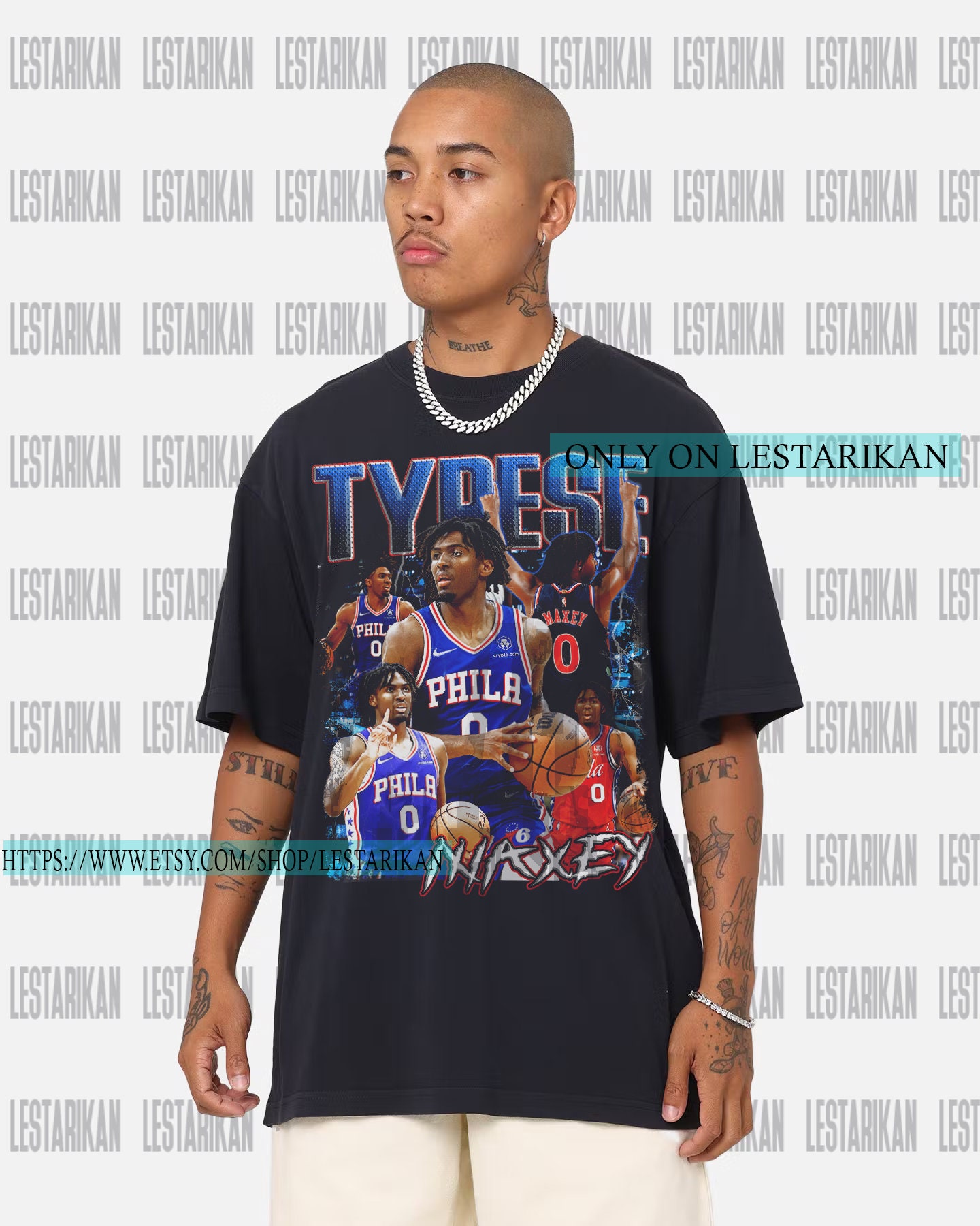 90's Style Tyrese Maxey Philadelphia 76ers Basketball Unisex T-Shirt 90's Style Tyrese Maxey Philadelphia 76ers Basketball Unisex T-Shirt