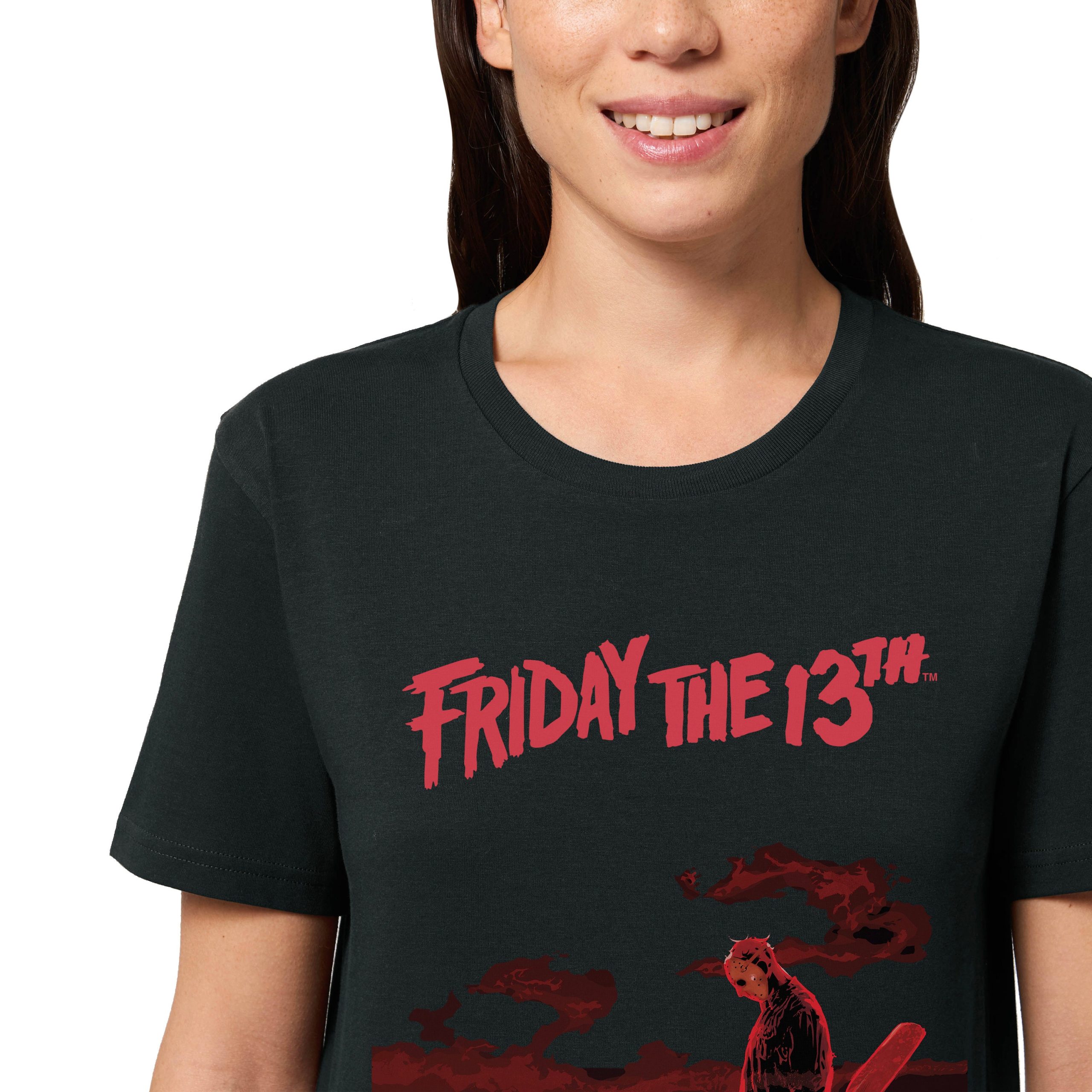 Jason In A Boat Red Friday The 13th UnisexT-Shirt Jason In A Boat Red Friday The 13th UnisexT-Shirt