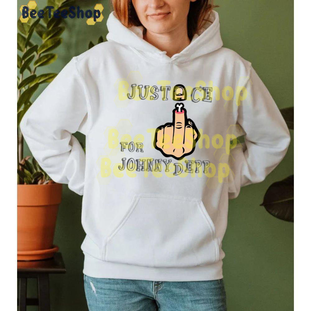 Fuck My Finger Justice For Johnny Depp Unisex T-Shirt Fuck My Finger Justice For Johnny Depp Unisex T-Shirt