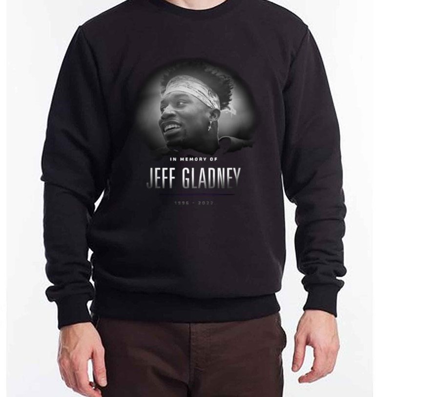 In Memory Of Jeff Gladney 1996 2022 Football Unisex T-Shirt In Memory Of Jeff Gladney 1996 2022 Football Unisex T-Shirt
