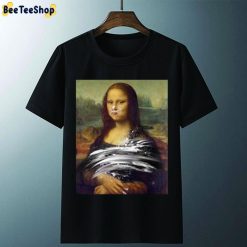 Mona Lisa Cake Attacked Unisex T-shirt Mona Lisa Cake Attacked Unisex T-shirt