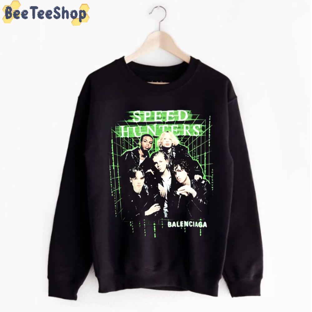Retro Speed Hunters Balenciaga Unisex Hoodie Retro Speed Hunters Balenciaga Unisex Hoodie