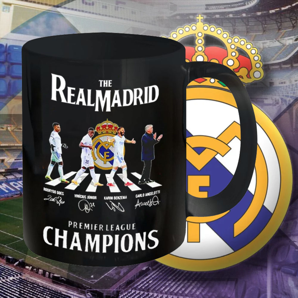 The Real Madrid Champions Abbey Road Signature Mug The Real Madrid Champions Abbey Road Signature Mug