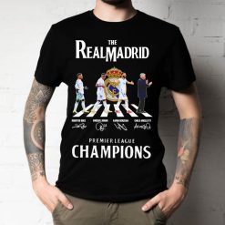 The Real Madrid Champions Abbey Road Signature Unisex T-Shirt The Real Madrid Champions Abbey Road Signature Unisex T-Shirt