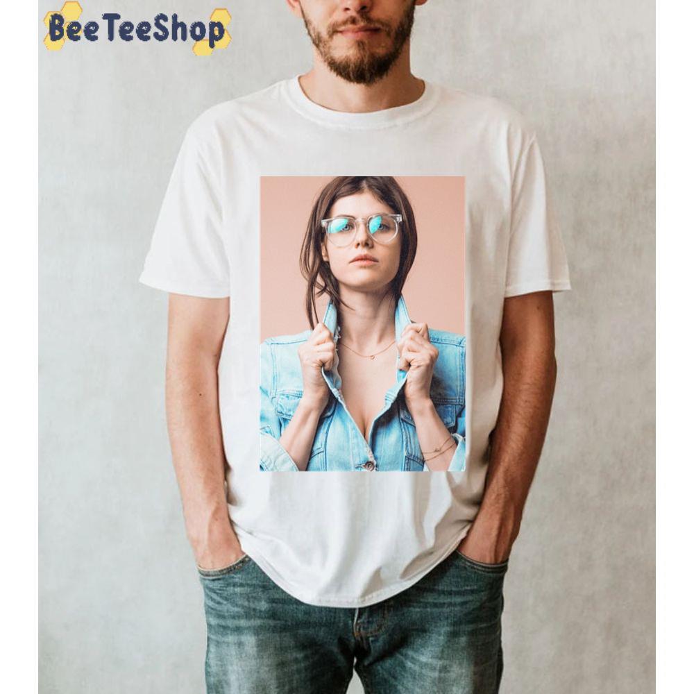Alexandra Daddario Magazine Cover Unisex T-Shirt Alexandra Daddario Magazine Cover Unisex T-Shirt
