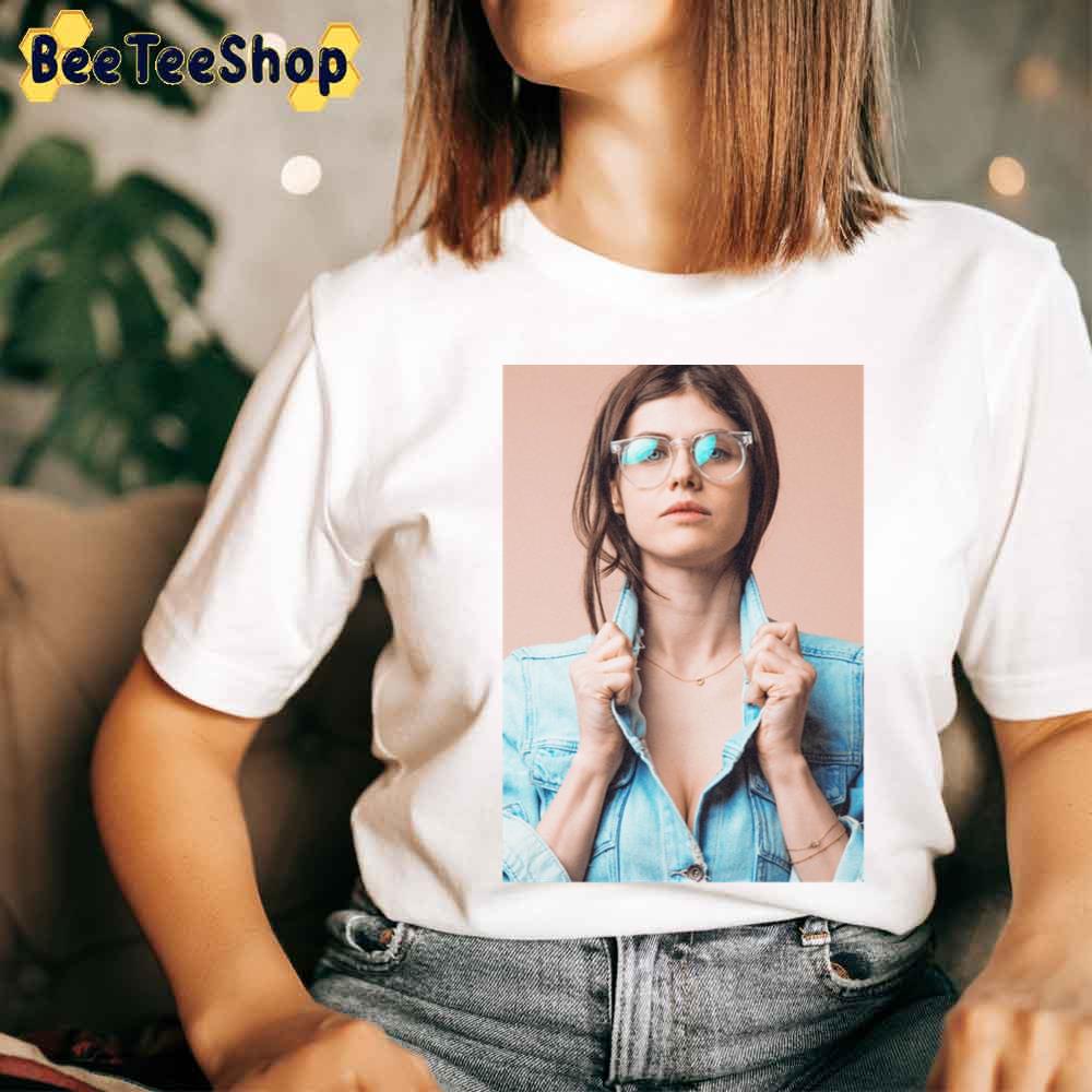 Alexandra Daddario Magazine Cover Unisex T-Shirt Alexandra Daddario Magazine Cover Unisex T-Shirt
